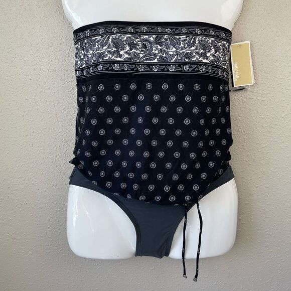 NWT MICHAEL Michael Kors Tankini and Matching Bottoms Sizes XS or M - Picture 1 of 6